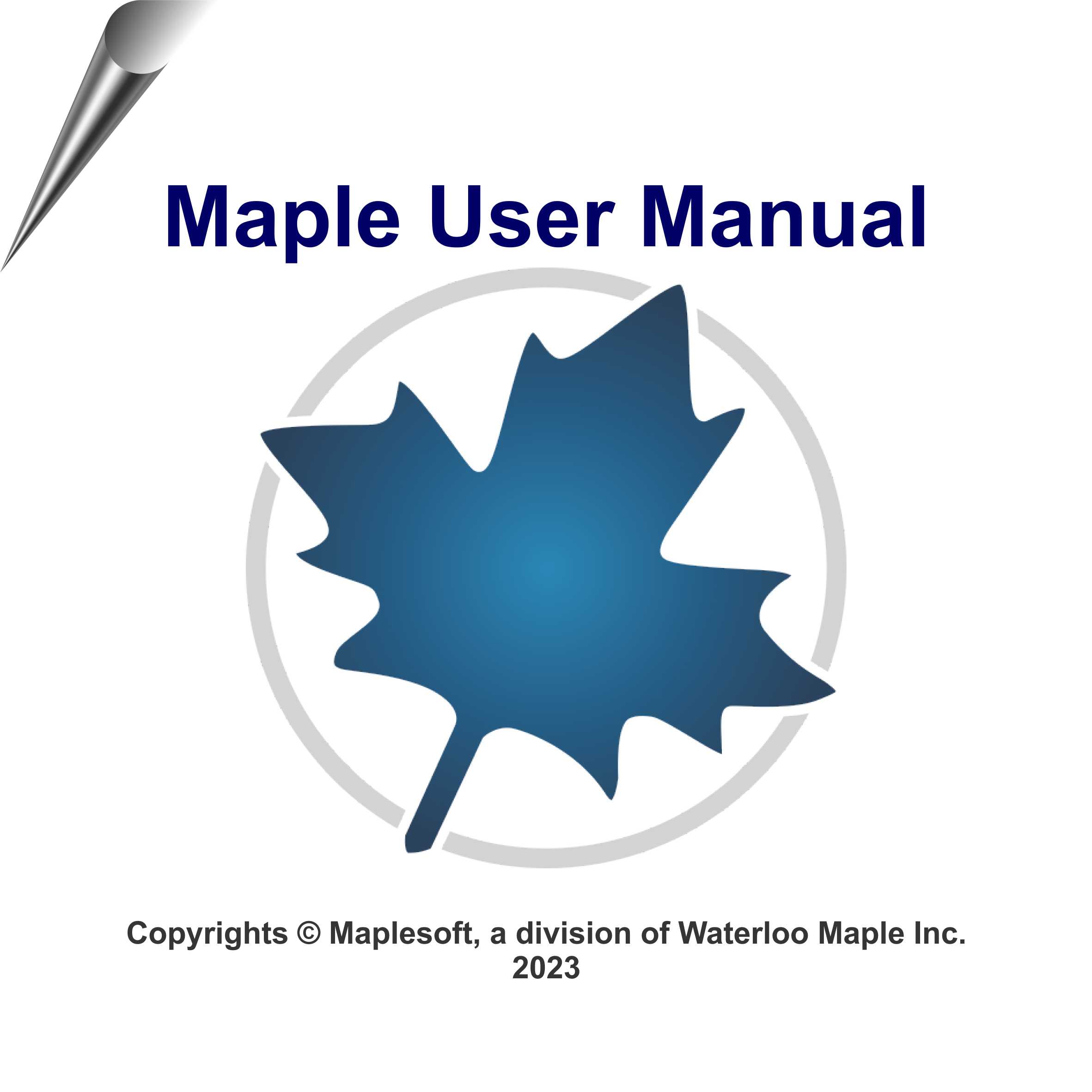 Maple 2026 User Manual
